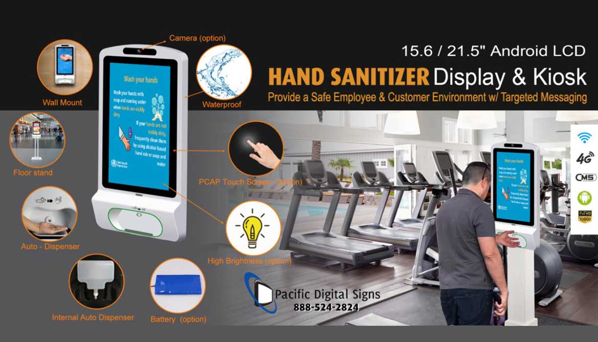 Digital hand sanitizer
